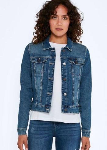 Noisy May  denim jacket distressed style Medium