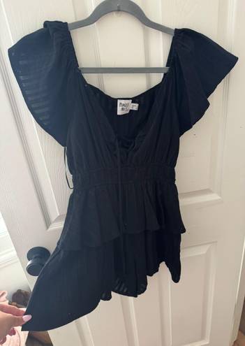 Princess Polly Black Romper