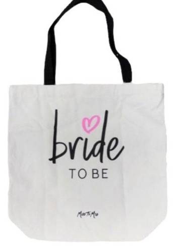 ma*rs Miss To  “Bride To Be” Wedding Canvas Tote Bag NEW