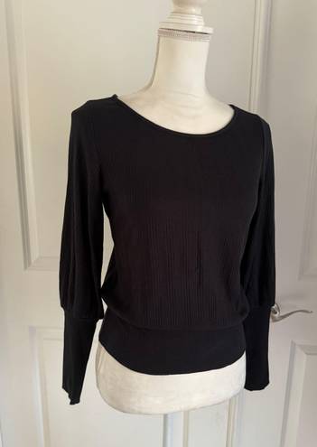 Bailey44 EUC Bailey 44 Womens Emmaline Banded Bishop Sleeves Top