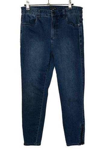 Universal Standard  Dark Blue Wash Mid Rise Skinny Jeans 8