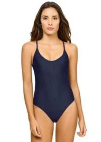 PilyQ New.  navy scoop one piece. Normally $148