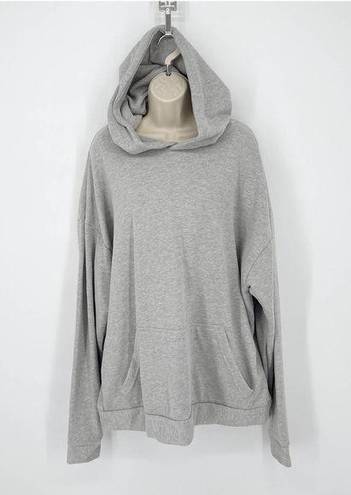 Naked Wardrobe  Gray Soft Pullover Hoodie NEW Womens Sz 3XL Style NW-T4322-N