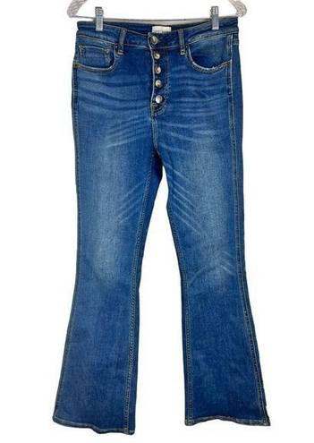 Driftwood  Wyatt flare jeans dark wash size 28