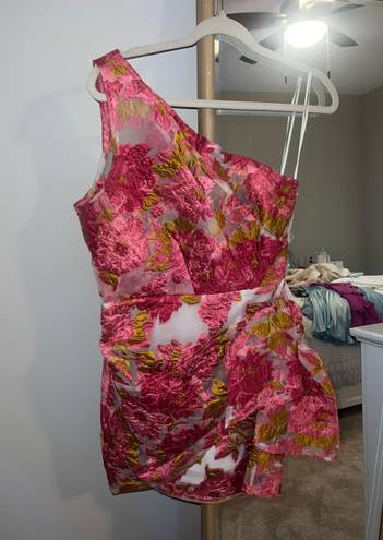 Showpo Pink Floral Dress