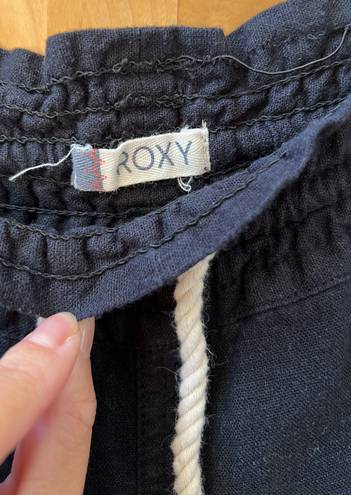 Roxy Black Linen Pants