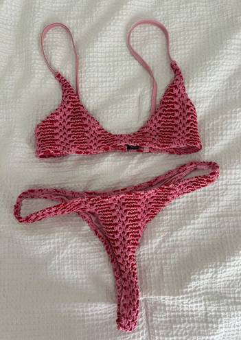 Triangl Crochet Bikini Set
