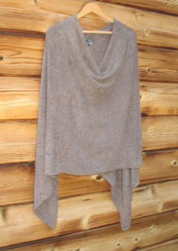 Barefoot Dreams  Cozychic Lite Ruana Poncho Pullover  S M L