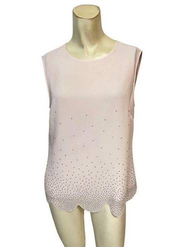 Ted Baker  Wyndy Blouse Top Pink Rhinestones 1 Fits US 4