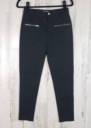 Le lis NWT  Stretchy Skinny Heavy Twill Moto Zipper Pants Women's