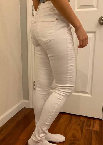 Fire Los Angeles High Waisted White Jeans