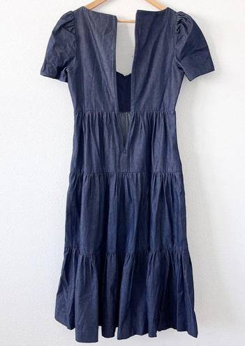 Likely Denim Blue Lear Midi Dress