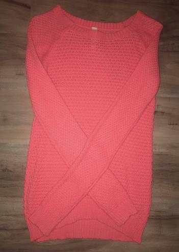 Aeropostale cardigan sweater pink long sleeve Knit Casual Neutral Dressy Stretch