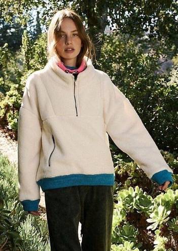 Free People Movement over the rainbow fleece pullover