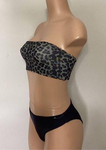 Good American New.  animal print bikini set. XS. (1) retails $169