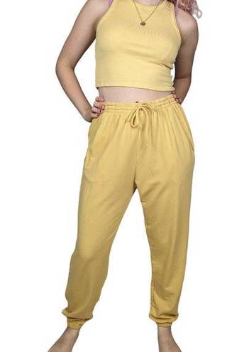 Skatie  Cloudlux Rocky Drawstring Sweatpants Yellow Size M