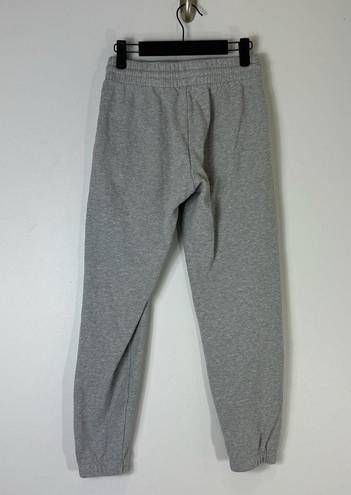 TNA Womens Cozy Fleece Boyfriend Sweatpants Drawstring Waist Pull On Gray XS