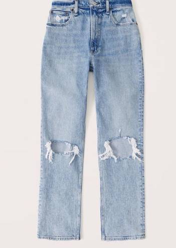 Abercrombie & Fitch NWT  Curve Love 90s Ultra High Rise Straight Jean