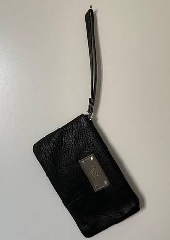 DKNY  Black Leather Clutch