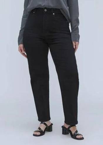 Everlane NWT  Black Coal Denim The Curvy Way High Organic Cotton Jeans 30 Crop