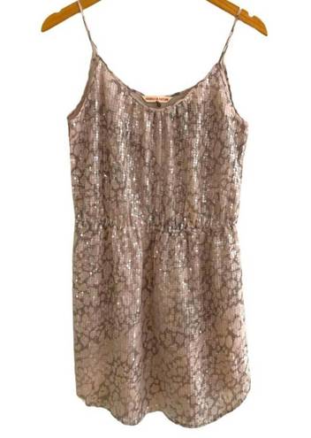 Rebecca Taylor  Leopard Print Sequins Cocktail Party 70’s Women’s Size 10