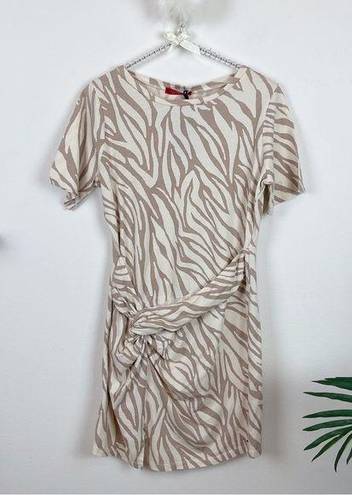 n:philanthropy  June Dress	Tropical Abstract Taupe