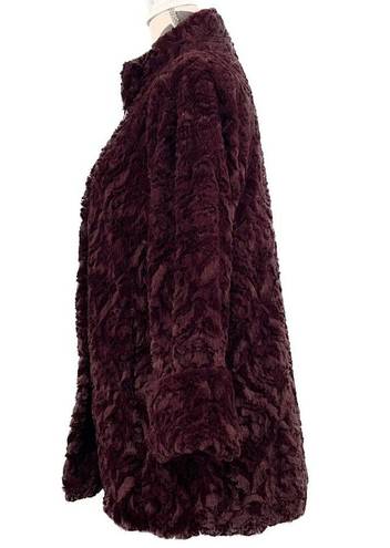 Dennis Basso NWOT -  Rosette Faux Fur Coat - Size S