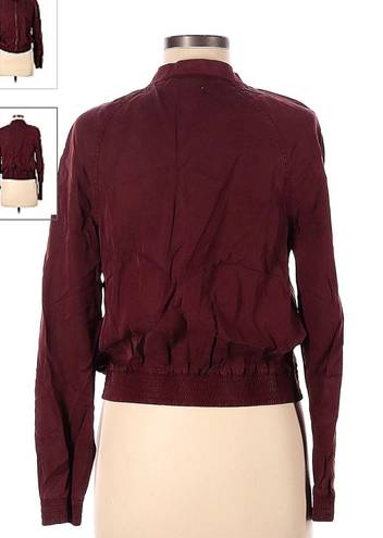 American Eagle Maroon Bomber Jacket