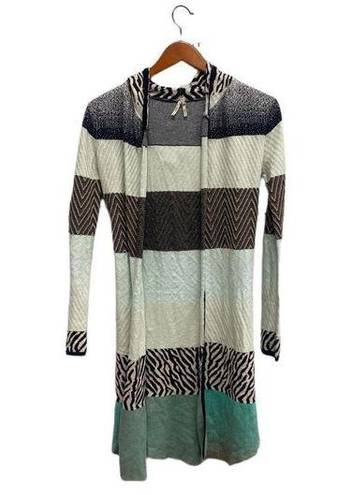 BKE Striped Long Sleeves Tunic Cardigan