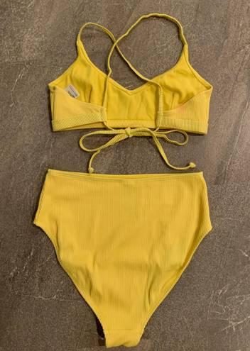 ASOS Yellow Swimsuit