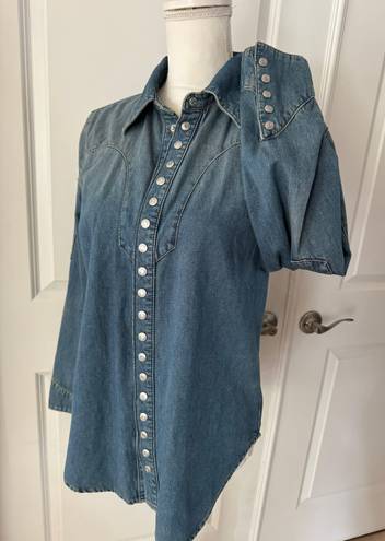 Zadig & Voltaire Thelmus Snap Chambray Shirt