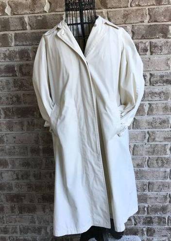 London Fog  Trench Coat Maincoats 6P Petite VTG 70