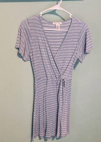 Caution to the Wind NWOT  Striped Wrap Dress