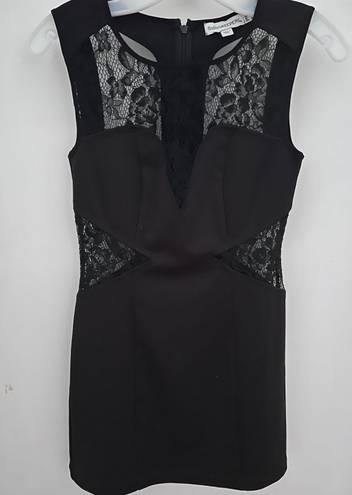 Finders Keepers black lace cut out  dress