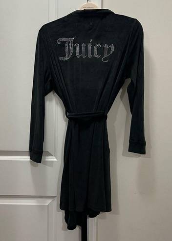 Juicy Couture  Black Studded Robe Size S/M