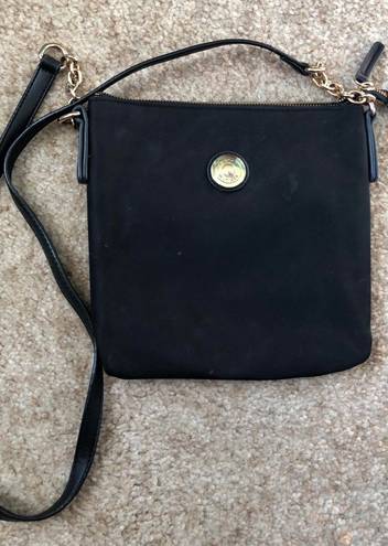 Tommy Hilfiger Black Nylon Crossbody Purse