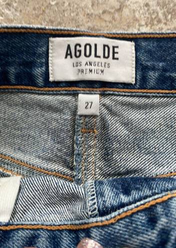 AGOLDE Quinn Denim Skirt in Ransom