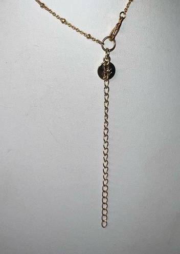 The Bar Bauble Dainty Gold Tone Knotted Chain with Star Pendant