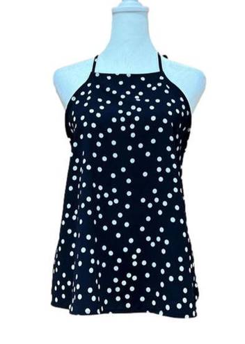 Blue Rain  Polkadot Blouse Sleeveless Shirt Women’s Size Medium Tank Top