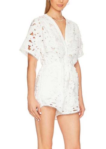 Rococo  Sand Leiko Romper White