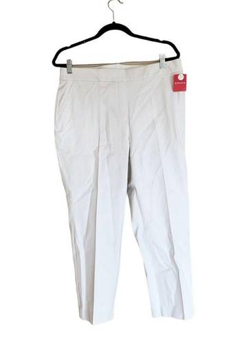 Spanx NWT  On-the-Go Ankle Slim Straight Pants  Classic White