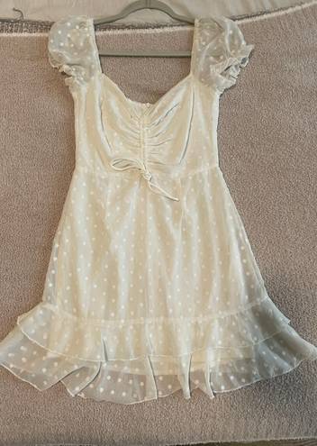 Princess Polly White Mikail Mini Dress