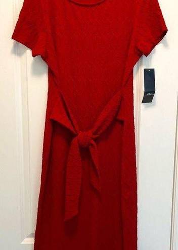 R & K  Midi Dress - Wine - Size Medium