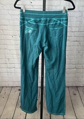 Athleta  Blue Green Sweat Pants Extra Small Tall