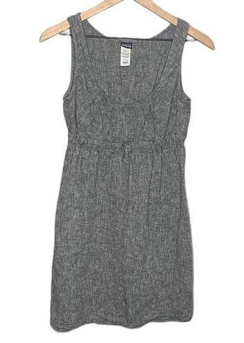 Patagonia  Women’s Summertime Sleeveless Hemp Blend Dress Size 2 in Gray