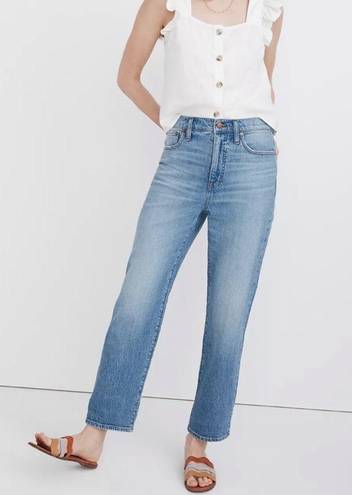 Madewell relaxed straight in Springtide wash