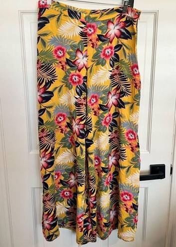 Lulus  floral wide leg pants