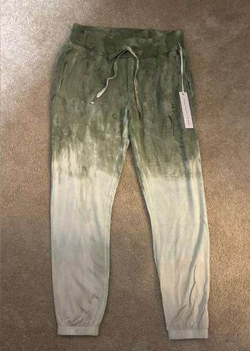 Young Fabulous and Broke Young, Fabulous & Broke NWT Juliette Green Ombre' Tie Dye Joggers. Size Small.