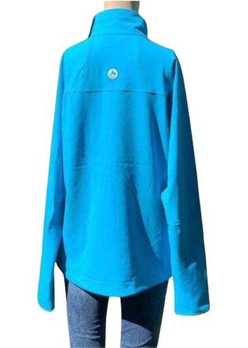 Marmot Womens Tempo M3 Soft Shell Lightweight Jacket Coat Sea Blue Large NWT