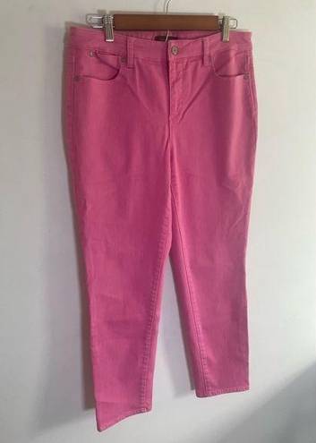 Talbots  Flawless Five Pocket Slim Ankle Jeans Pink Size 10 EUC